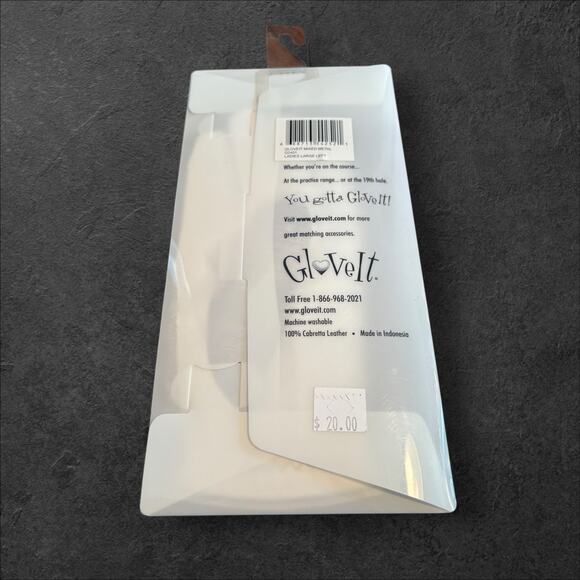 Glove It Women's Left Handed Golf Glove Size L Brown “Mixed Metal” NIP - Picture 2 of 2